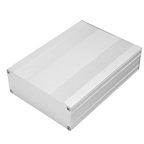 Aluminiumkasten PCB Instrumenten Kühlbox Electronic Project Case 54×145 ×200mm  Silber