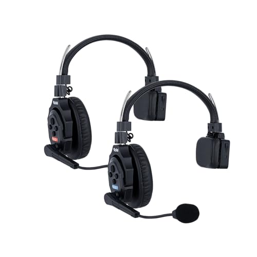 Rollei Xtalk X2 Intercom-Headset | Flexibel, Rauschunterdrückung, Live-Audio | Bis zu 350 m Reichweite, 20 Stunden Akkulaufzeit (Xtalk X2)