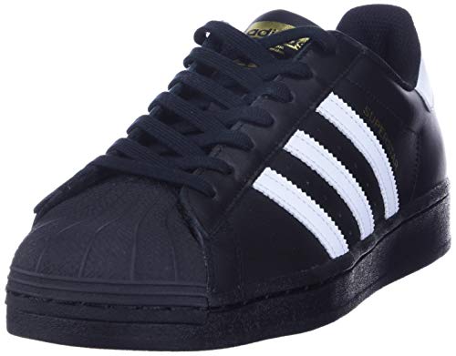 adidas Originals Superstar Herren Sneaker, (schwarz), 39.5 EU