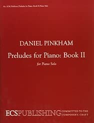 Daniel Pinkham-Preludes for Piano, Book II-Klavier-BOOK