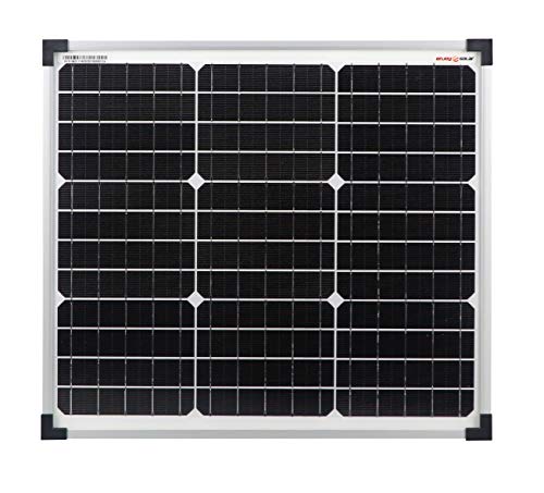 enjoysolar® Mono 30W Solarpanel - Solarmodul Solarzelle Photovoltaik, Monokristallin 30 W, 12 V