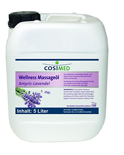 Wellness-Massageöl Amyris-Lavendel von cosiMed, 5 Liter