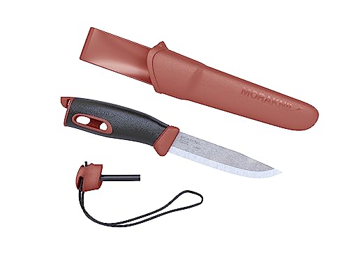 MorakAuswahl Companion Spark Rot-Messer, Fester Griff, 104 mm