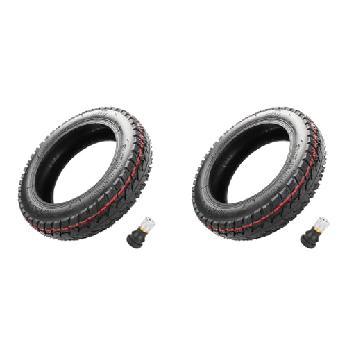 Janasiba 2X 10 Modifizierte Offroad Vakuum Reifen 10X2-6.1 Vakuum Reifen für M365 / Pro / / 1S Vorder und Rad Reifen Teile