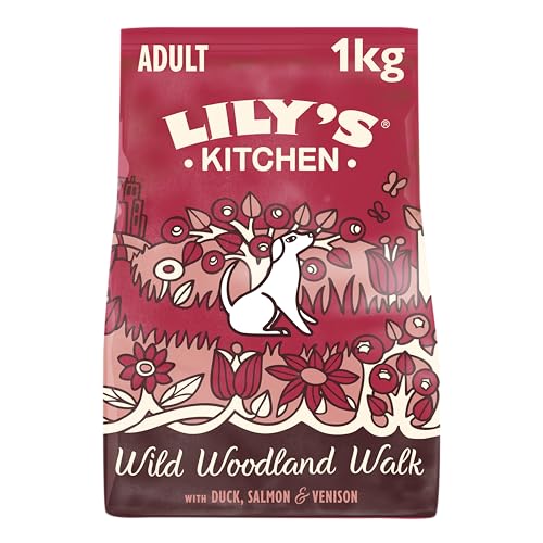 Lily‘s Kitchen Vollwertiges Trocken Hundefutter für ältere Hunde (4 x 1kg) Wild und Ente