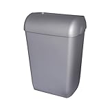 Abfallbehälter 45 Liter Kunststoff in 2 Farben, Farben:Silber