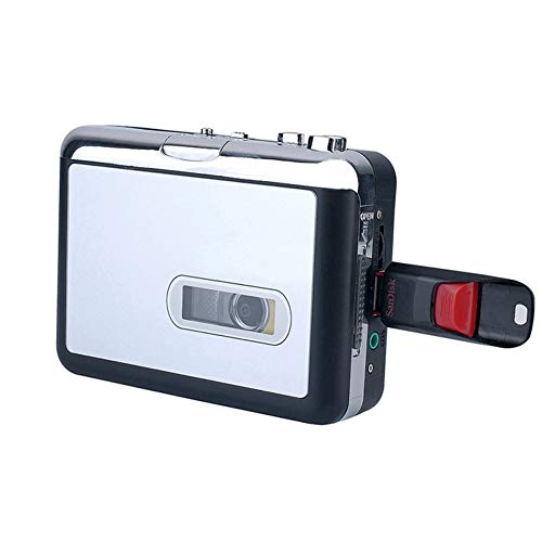 P02CS Kassette zu mp3 Konverter über USB Stick Rekorder Tape-to-mp3 Musik Player,ohne PC Kassetten digitalisieren Konverter