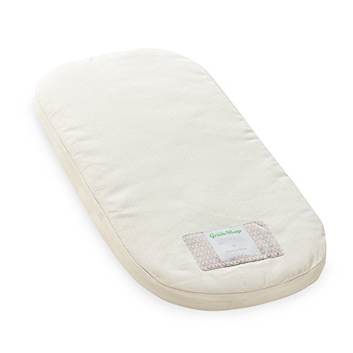 The Little Green Sheep M001P Naturmatratze Carrycot - To Fit Uppababy Vista/Cruz Only, beige