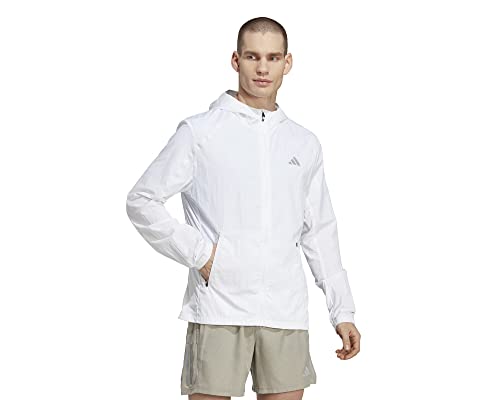 adidas Herren Marathon Jacket Jacke, weiß, XL