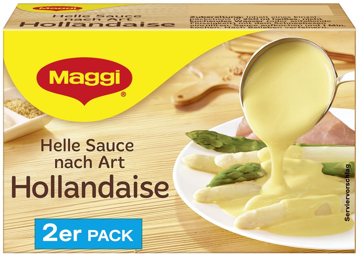 Maggi Delikatess Doppelpack feine helle Soße, 18er Pack (18 x 500 ml)