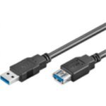 MicroConnect USB 3.0 - USB-Verlängerungskabel - USB Typ A (W) zu USB Typ A (M) - USB 3.0 - 5 m - Schwarz