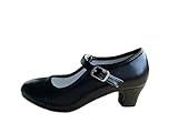 La Senorita Spanische Flamenco Schuhe - Schwarz - Größe 30 - Innenmaß 19,5 cm