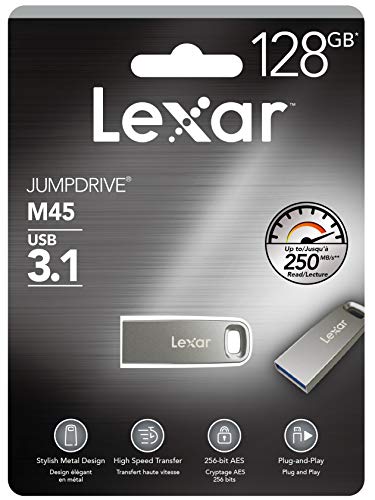 Lexar Jumpdrive M45 128 GB USB 3.1 Silver CASING