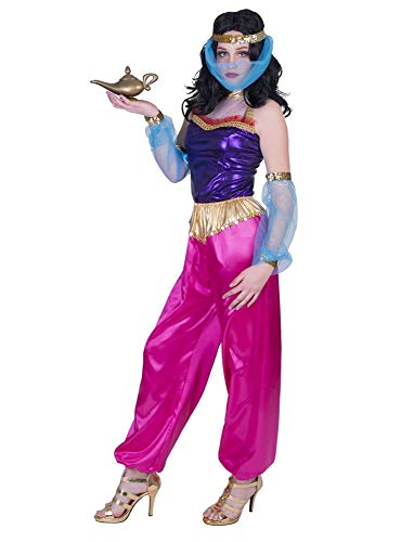 Funny Fashion Tänzerin aus dem Orient Damenkostüm für Fasching pink-violett - XL