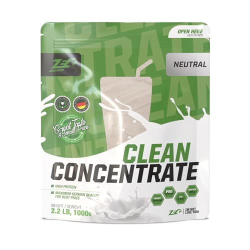 ZEC+ Clean Concentrate – 1000 g, Geschmack Unflavoured │ Molkenprotein Whey Pulver