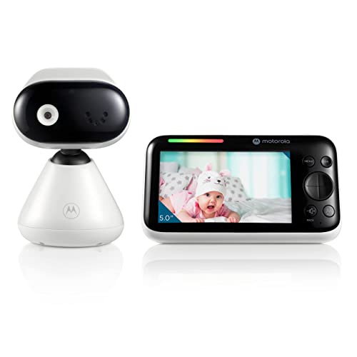 Motorola Nursery PIP1500 - Babyphone mit Kamera - 5" Elterneinheit - 2 Wege Kommunikation - Zimmertemperatur - Infrarot Nachtsicht - 300 m Reichweite