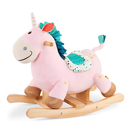 B. toys by Battat BX1936Z B. Rocking Unicorn in rosa