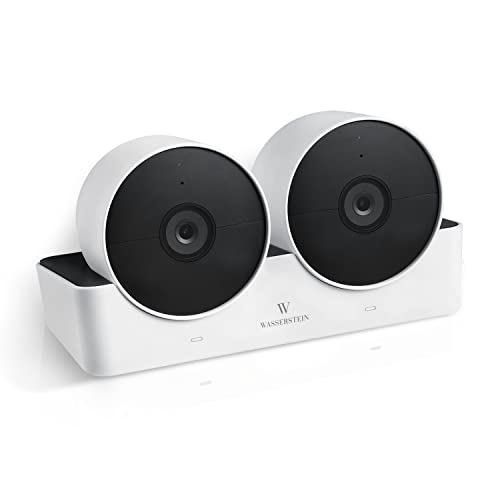 Wasserstein Ladestation Kompatibel mit Google Nest Cam (mit Akku) - Dual Charging Slot für Nest Cam