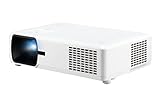 Viewsonic LS610WH LED Business/Education Beamer (WXGA 1280x800, 4000 Lumen LED Meetingraum Beamer, HDMI x2, 10W Lautsprecher, HV Keystone, LAN Control) weiß