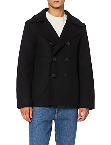 Brandit Herren PEA Coat Jacke, Schwarz 2, XXXX-Large