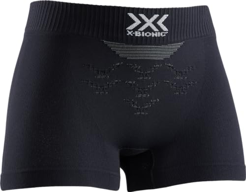 X-Bionic Damen Energizer 4.0 Boxer Shorts, Opal Black/Arctic White, XS