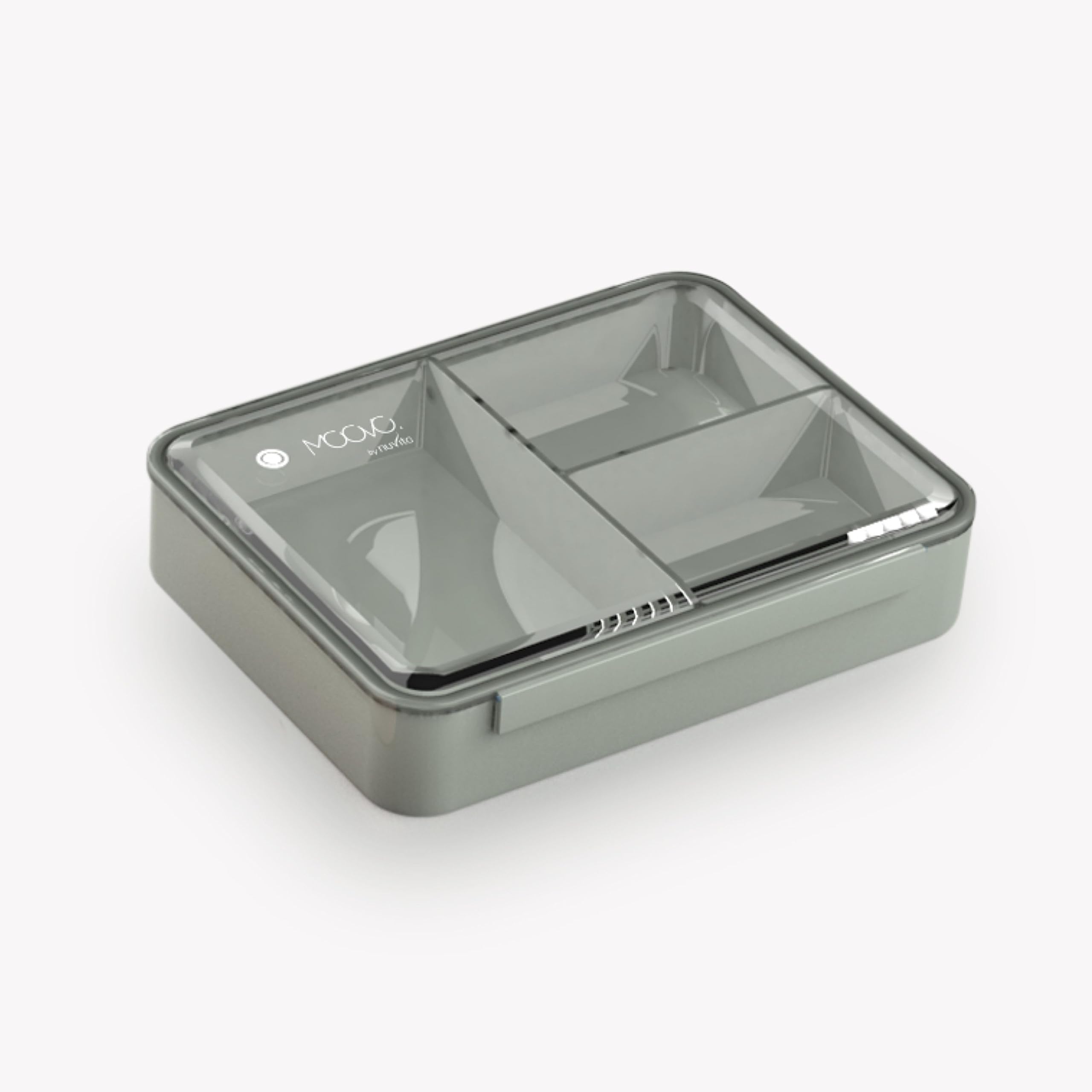 Nuvita 4421| Lunchbox-Behälter | Lunchbox mit einem Fassungsvermögen von 950 ml | Behälter für Babynahrung | Behälter für Essen | Behälter für Lebensmittel | Sage Green