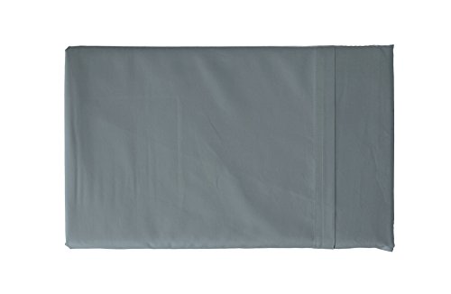 Gabel-mehr Farbe und Wohlbefinden Bettlaken, Perkal, anthrazit, Single, 290 x 160 x 0.3 cm