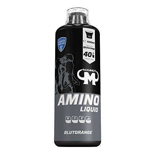 Mammut Aminoliquid, Blutorange (mit Vitamin B6 optimiert) 1000 ml Flasche