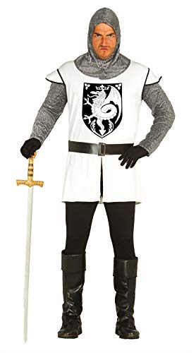 mittelalterlicher Ritter Karneval Motto Party Kostüm für Herren Rüstung Gr. M - L, GröÃŸe:L