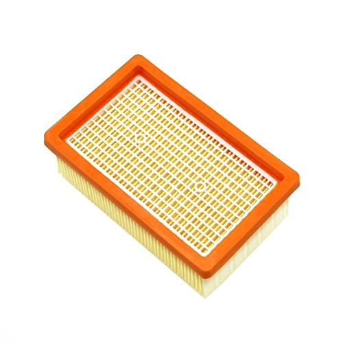 JAZTEA 1PC Flachfaltenfilter, for KARCHER MV4 MV5 MV6 WD4 WD5 WD6 Nass- und Trockensauger Teile #2.863-005.0 HEPA-Filter (Size : 1)