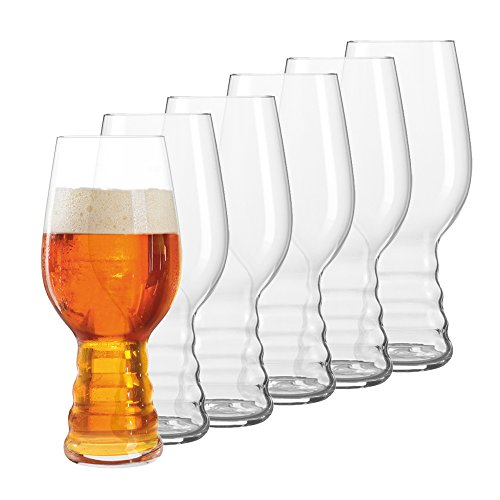 Spiegelau & Nachtmann, 6-teiliges Kraftbier-Glas-Set, Indian Pale Ale, Kristallglas, 4991782, Craft Beer Glasses