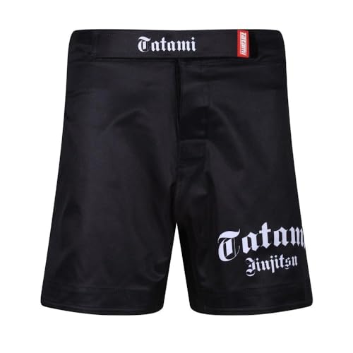 Tatami Fightwear Gothic BJJ Shorts für Grappling, Jiu Jitsu, MMA und Wrestling, atmungsaktives Polyester, schnell trocknend, No-Gi Kampfshorts für Herren, flexibles Training, Fitnessstudio,