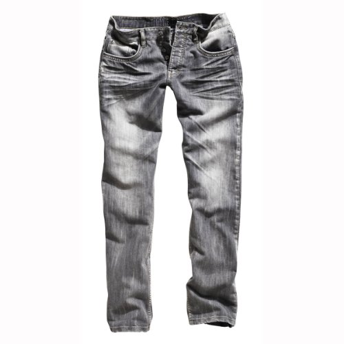 Timezone Herren Jeans Regular Fit 26-5328 Coast 9101 Graphit, Gr. 31/34, Grau (Graphit 9101)