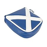 Asbri Golf Scotland Mallet Putterabdeckung, Blau, Weiß, Einheitsgröße