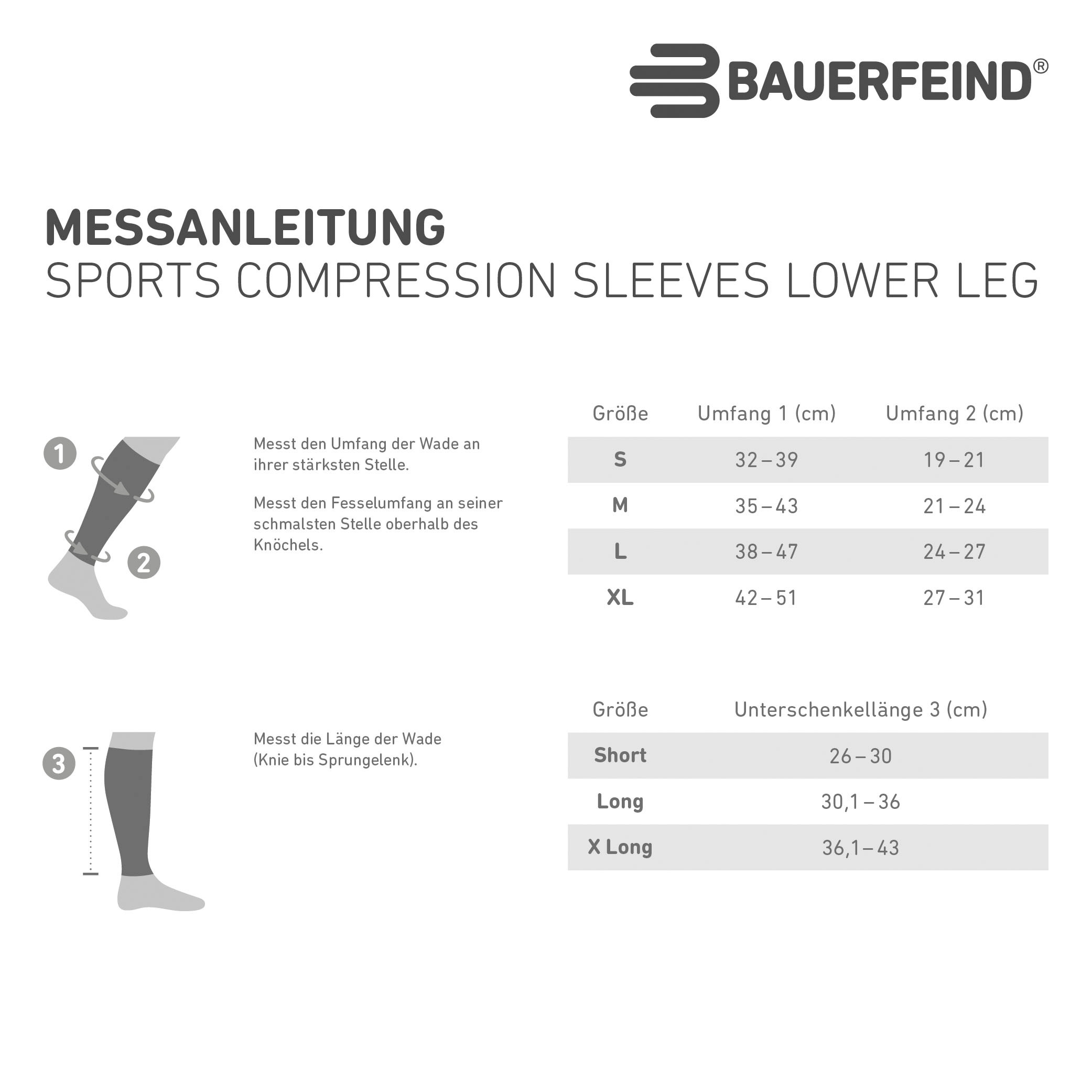 Bauerfeind Bandage "Compression Sleeves Lower Leg" 3