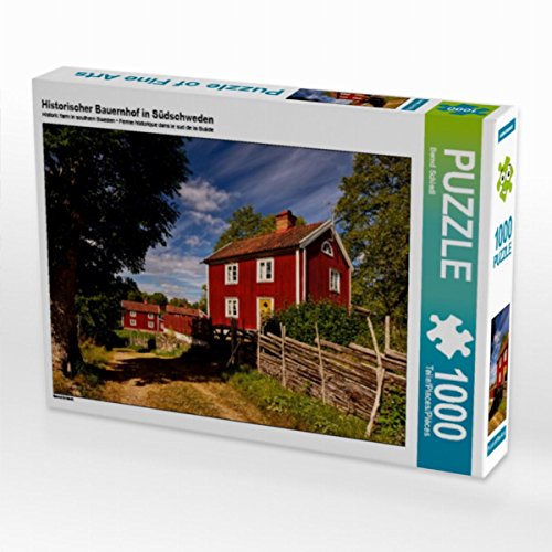 CALVENDO Puzzle Historischer Bauernhof in Südschweden 1000 Teile Lege-Größe 64 x 48 cm Foto-Puzzle Bild von Bernd Schiedl