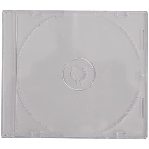 CD/DVD Slimline Jewel 5,2 mm Hüllen für 1 Disc mit transparentem Tray (100 Stück) Marken Dragon Trading®