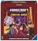 Ravensburger Familienspiel Minecraft Portal Dash, Gesellschaftsspiel für Kinder und Erwachsene, für 2-4 Spieler, Brettspiel ab 10 Jahren