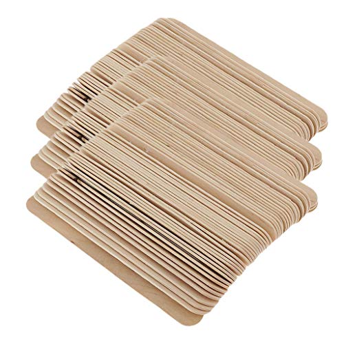 Tubayia 150 Stück Holzspatel Wachs Spatel Applikator für Haarentfernung Entharrung