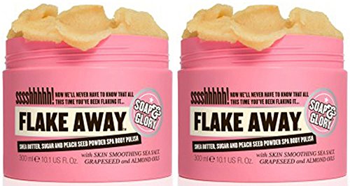 Soap And Glory Flake Away Body Scrub 300ml (Pack Qty 2) by Soap And Glory