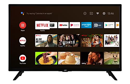 JVC LT-32VAH3255 32 Zoll Fernseher/Android TV (HD Ready, HDR, Triple-Tuner, Smart TV, Bluetooth) [2023]