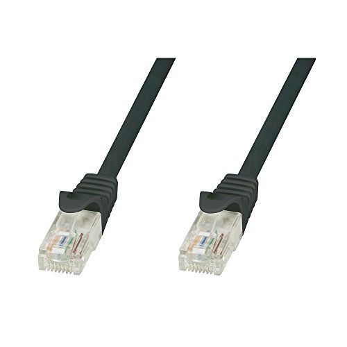 Techly Netzwerk Patch Cable in CCA UTP Black CAT.6 20 m ICOC cca6u-200-bkt – Networking Cables (RJ-45, RJ-45, Male/Male, Gold, 10/100/1000Base-T (X), CAT6)