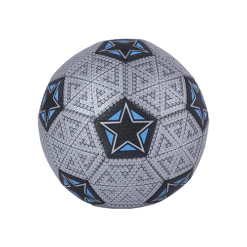 RIVNN 1 Stück -Fußball der Größe 5 für Trainingsfußball, Wettkampf, Outdoor-Fußball, PVC