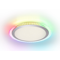 Leuchten Direkt LED-Deckenleuchte Cyba Silber