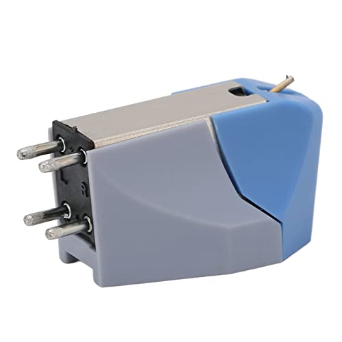 Wnesy Magnetische Tonabnehmer, durchsichtige Tonabnehmer-Tonabnehmer-Stylus ABS-Schale 13 mm Lochabstand Genau für Plattenspieler