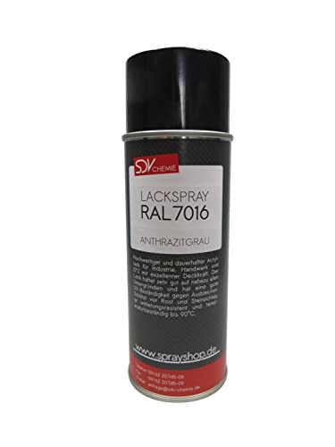 SDV Chemie Lackspray RAL 7016 ANTHRAZITGRAU seidenglanz 6x 400ml seidenglänzend Acryllack