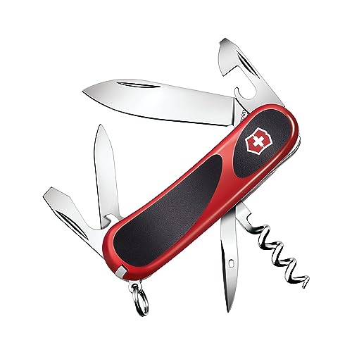 Victorinox Evolution Grip 10 Taschenmesser, 13 Funktionen, Feststellklinge, Schraubendreher, rot