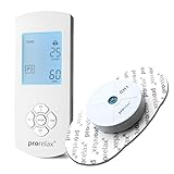 prorelax TENS/EMS Duo Comfort Wireless | Kabelloses Elektrostimulationsgerät | 2 Therapien mit einem Gerät | Gegen chronische Schmerzen und zum Muskelaufbau | Extra großes, beleuchtetes Display