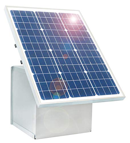 Eider 50W Solarsystem Transportbox für 12 V Geräte, Batteriefach abschließbar - ökologischer Strom durch die Kraft der Sonne - 50-Watt-Solarmodul mit hohem Wirkungsgrad