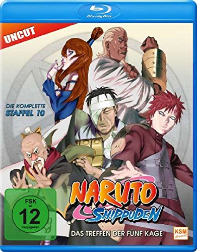 Naruto Shippuden - Staffel 10 - Das Treffen der fünf Kage: Folge 417-442 (Blu-ray Disc)